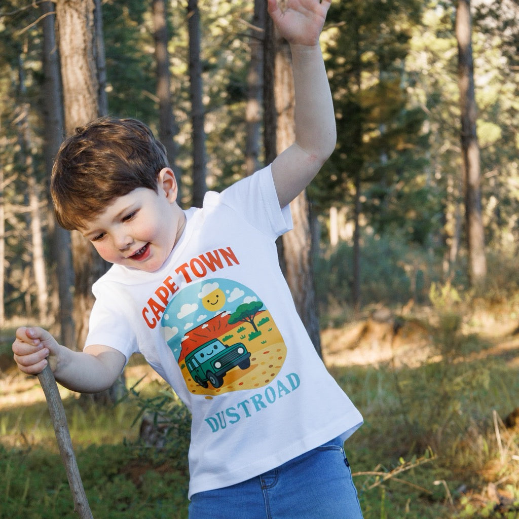 Dustroad Kid's White Tee