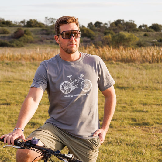 Pure Freedom Light Grey Tee
