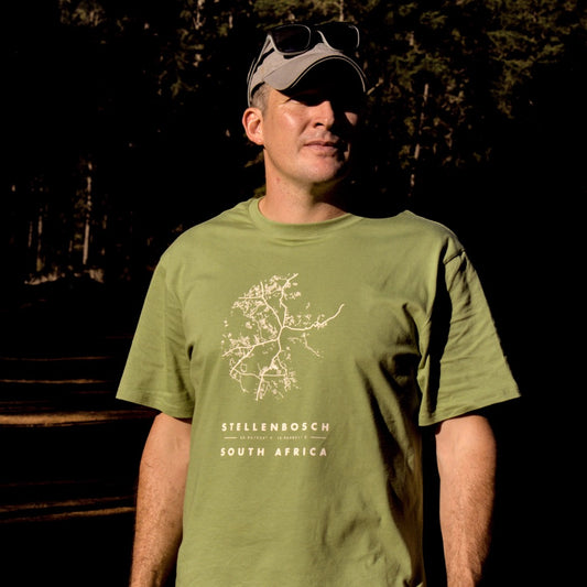 Stellenbosch Map African Sage Tee