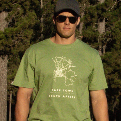 Cape Town Map African Sage Tee