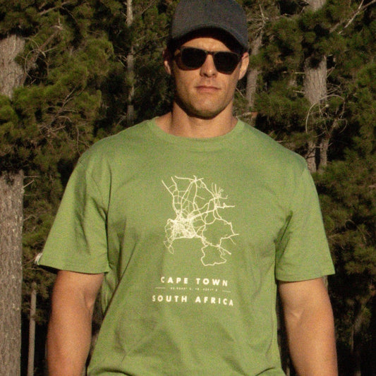 Cape Town Map African Sage Tee