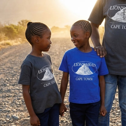 Lion's Head Kid's Charcoal Tee