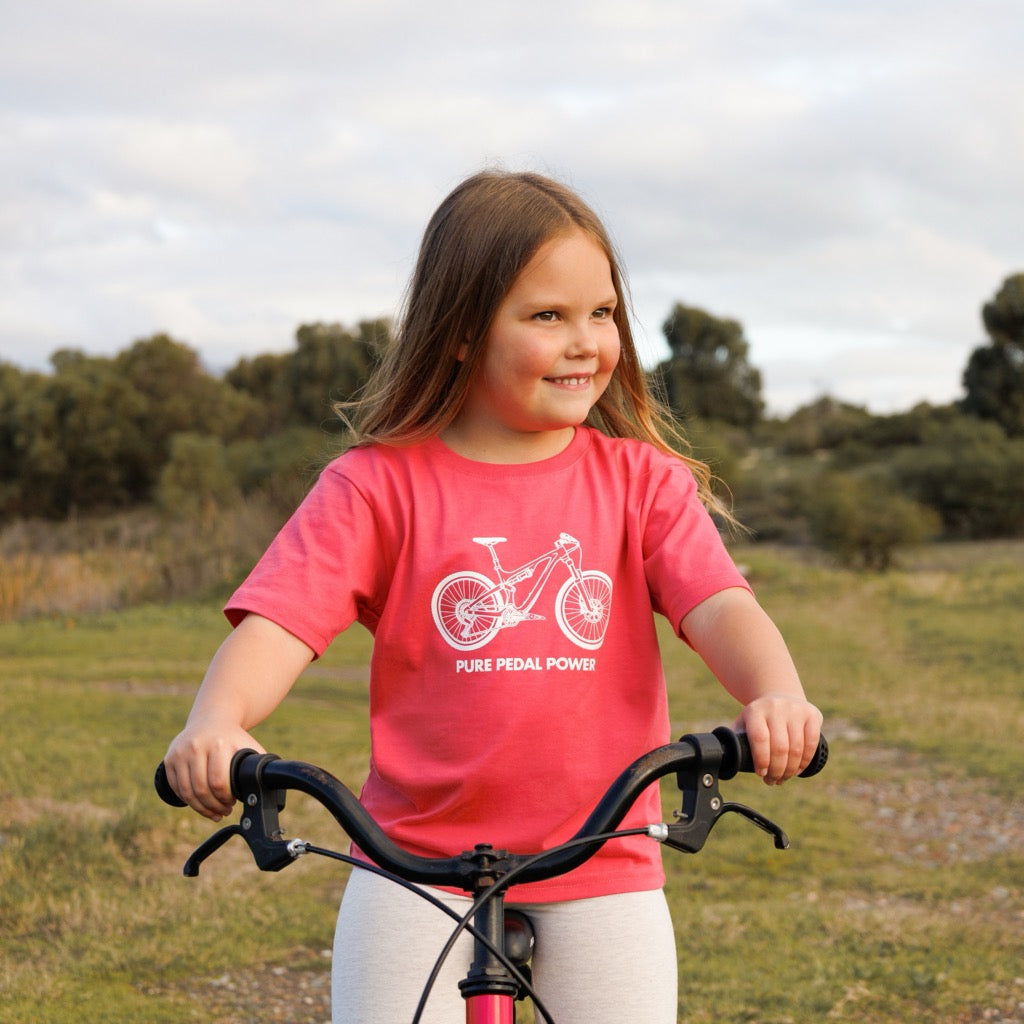 Pedal Power Kid's Coral Tee