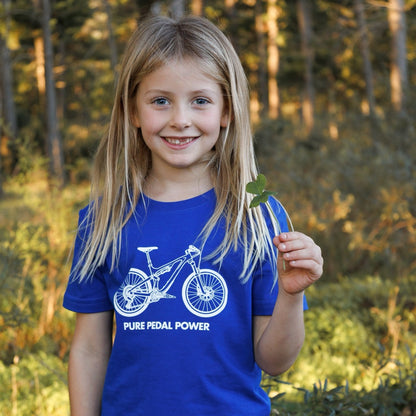 Pedal Power Kid's Royal Blue Tee