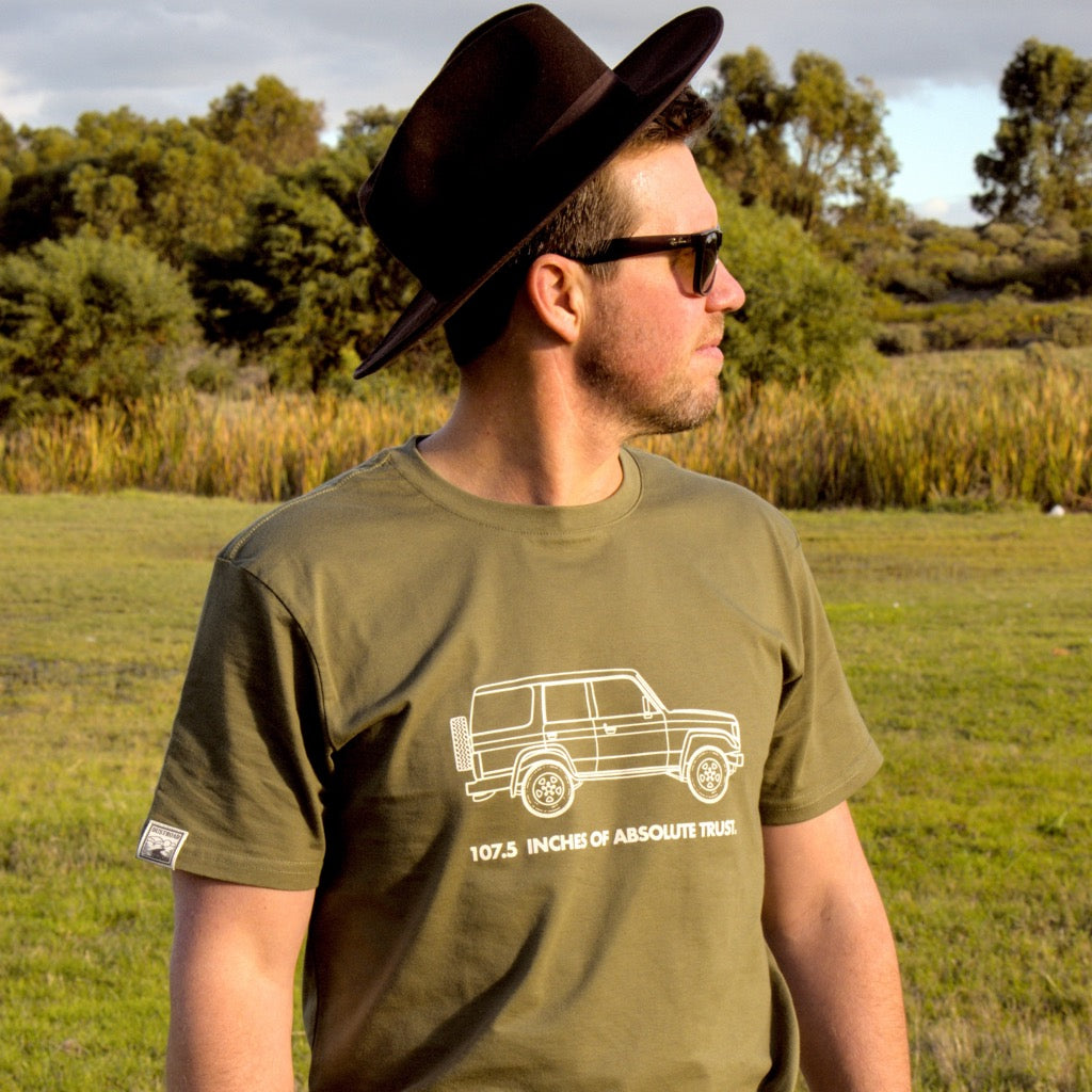 Absolute Trust Tee African Olive - Land Cruiser