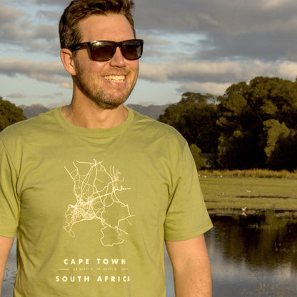 Cape Town Map African Sage Tee