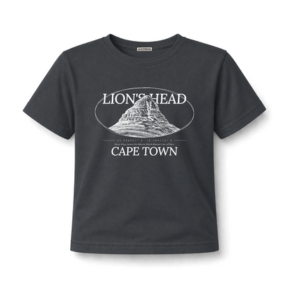 Lion's Head Kid's Charcoal Tee