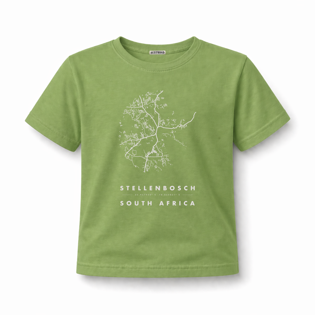 Stellenbosch Map Kid's African Sage Tee