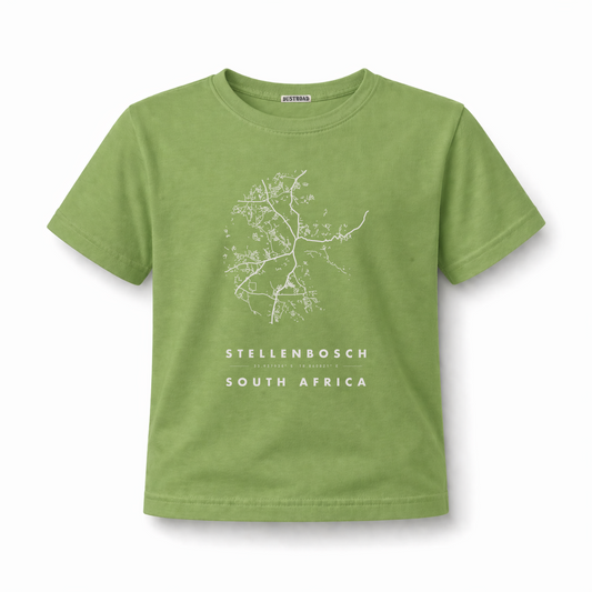 Stellenbosch Map Kid's African Sage Tee
