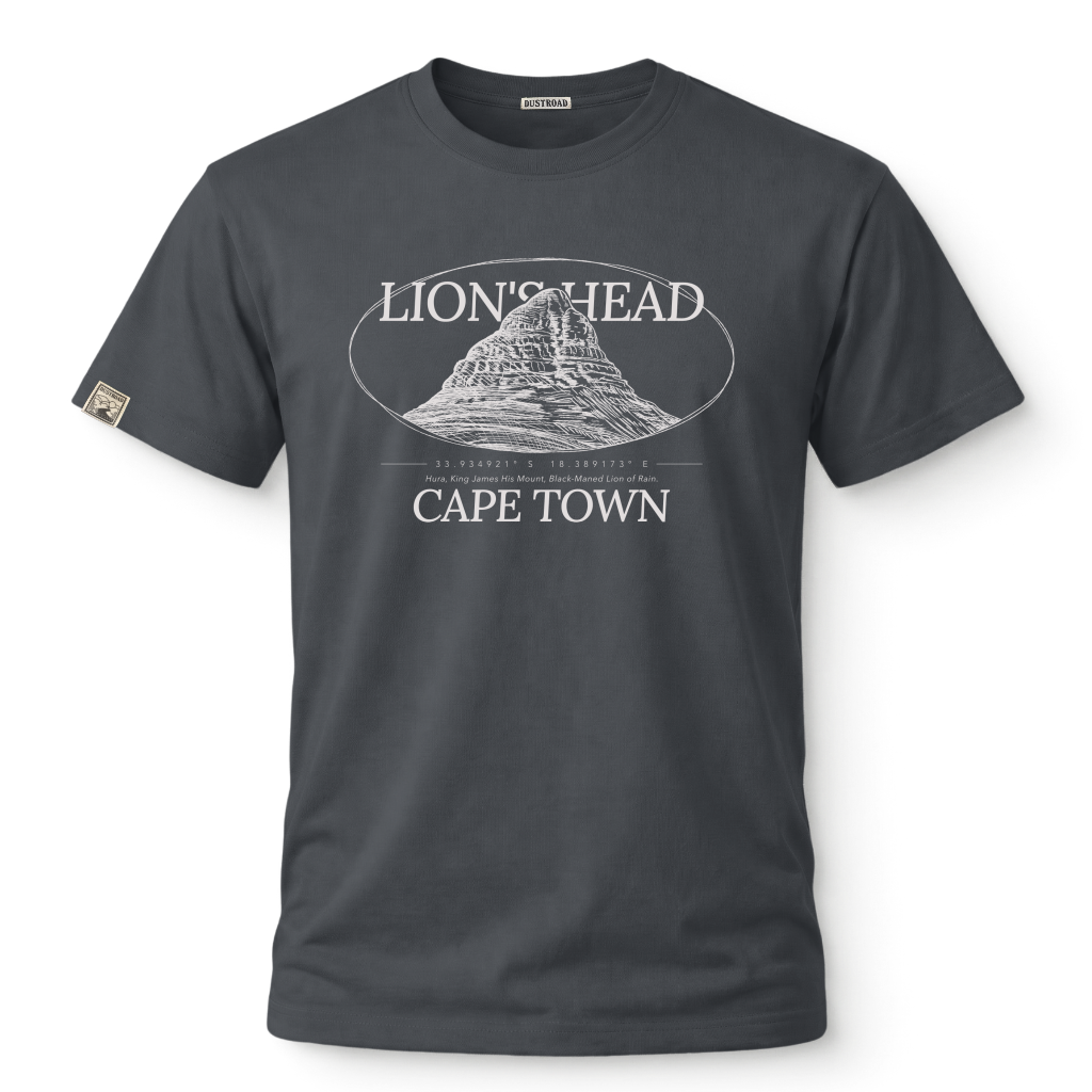 Lion's Head Charcoal Tee