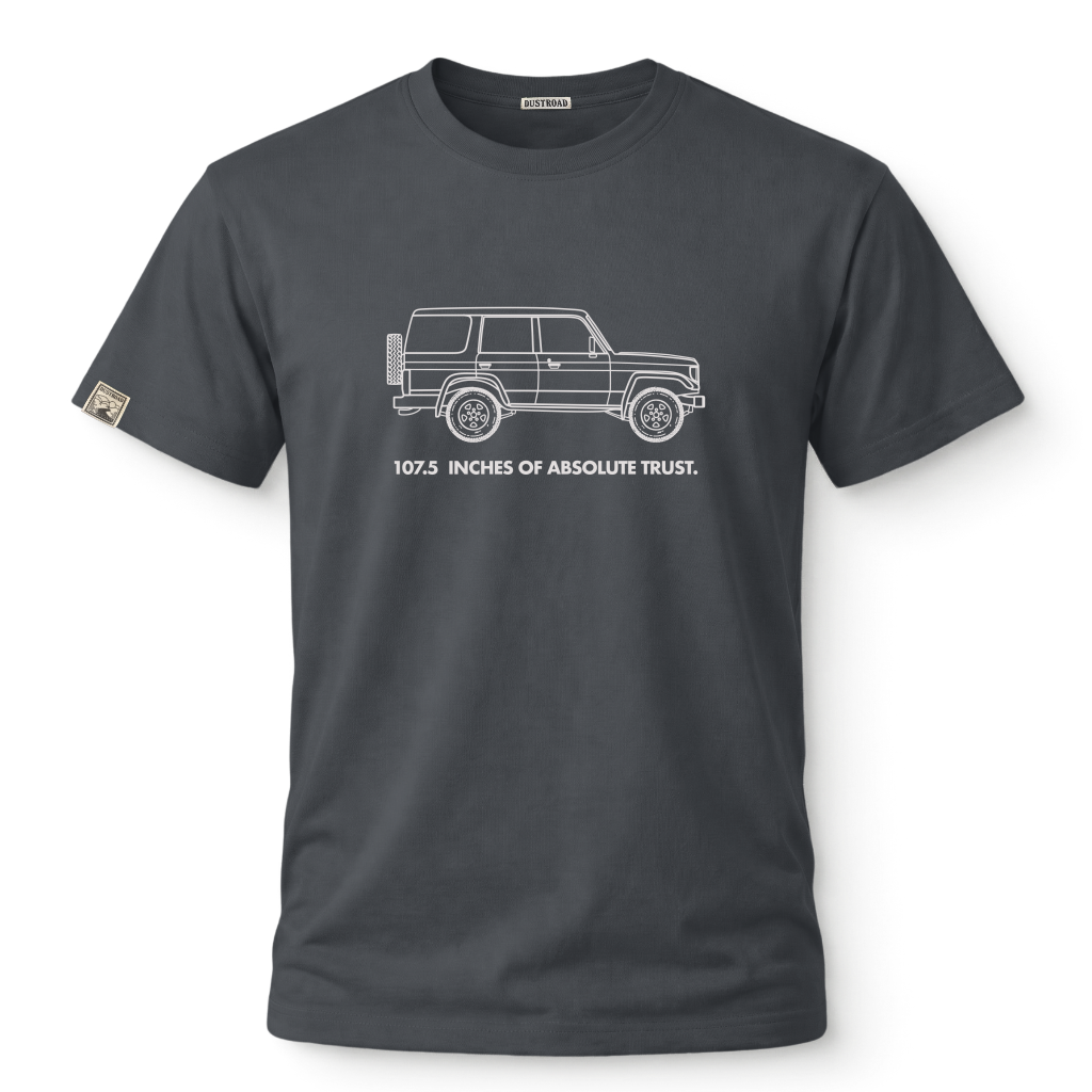 Absolute Trust Charcoal Tee - Land Cruiser