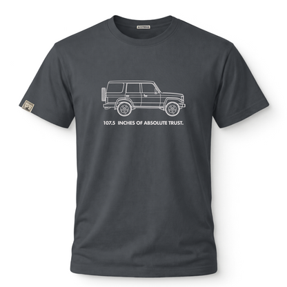 Absolute Trust Charcoal Tee - Land Cruiser