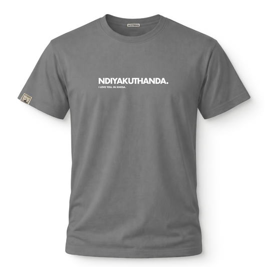 I Love You in Xhosa Light Grey Tee