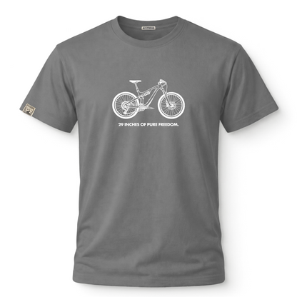Pure Freedom Light Grey Tee