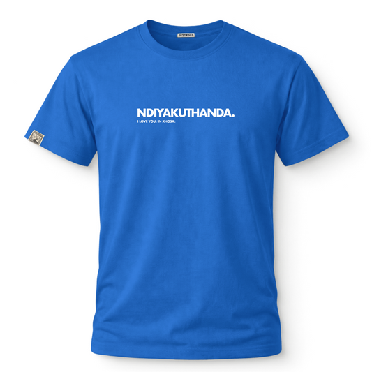 I Love You in Xhosa Royal Blue Tee