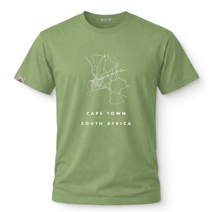 Cape Town Map African Sage Tee